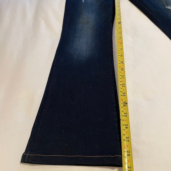 Hudson Jeans Dark Blue Bootcut Distressed - Picture 10 of 10